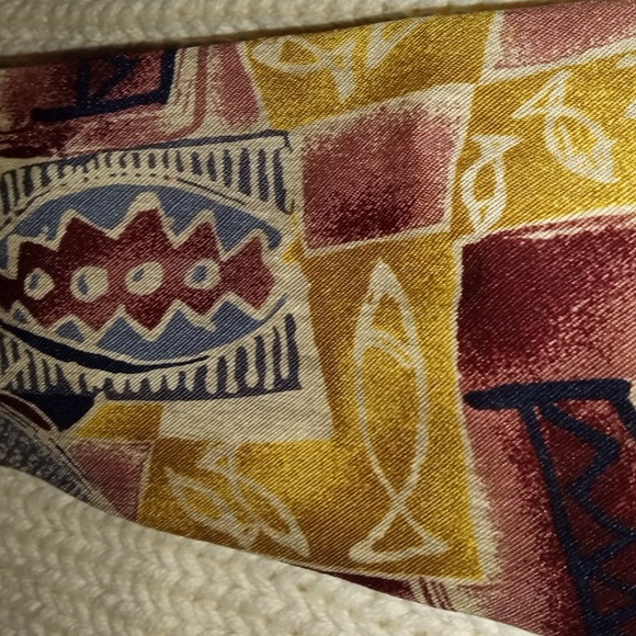 LOUIS FERAUD Vintage Italian Silk Tie - Picture 6 of 8